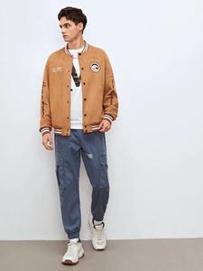 Chaquetas Letterman al por Mayor, Chaqueta Bomber de Béisbol de Diseñador de Alta Calidad para Hombre, Estilo Casual de Lona a la Moda, Cuello Alto, Invierno - Product Image 5