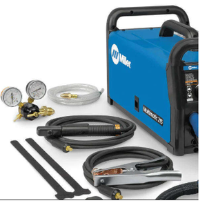 เครื่องเชื่อมมัลติโปรเซส Miller Multimatic 215 รุ่นใหม่ล่าสุด พร้อมหัวเชื่อม Maxstar 161 STL สำหรับเชื่อมเหล็กและเหล็กหล่อ กำลังไฟ 15-30 กิโลวัตต์ ขนาด 3/8 นิ้ว - Product Image 1