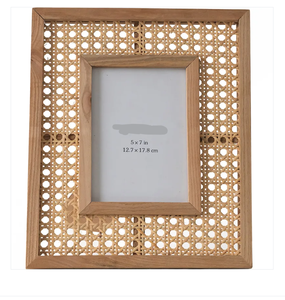 Wholesaler High Quality Best Selling <b>Rattan</b> with Wooden <b>Photo</b> <b>Frame</b> for Bedroom Decoration Keep Memories Made in Vietnam - Product Image 5