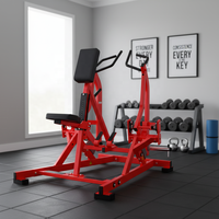 Máquina de Ejercicios de Pecho con Prensa de Remo ISO Lateral, Máquina de Extensión de Piernas con Peso de 160 kg para Entrenamiento de Fuerza Corporal