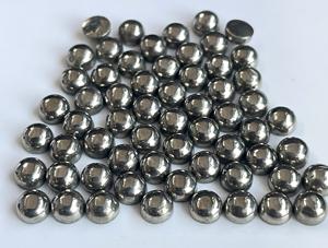 Cabujón con parte posterior plana redonda de hematita natural Calidad AAA de 2mm a 10mm-Hematita suelta Parte posterior plana redonda - Product Image 3