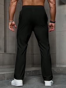 Ropa informal de alta calidad, Pantalón recto para hombre, pantalón de Color sólido para hombre, MOQ bajo, pantalones de chándal para hombre y pantalón personalizados - Product Image 6