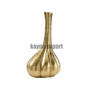 Vase à fleurs en métal plaqué or, design nid d'oiseau décoratif de luxe, décoration de table, artisanat, vases en métal, décoration de la maison et du bureau - Product Image 6