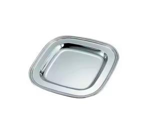 High Quality Customizable Child <b>BBQ</b> Serving Dish Retro Style Round Stainless Steel Plate Competitive Price - Product Image 6