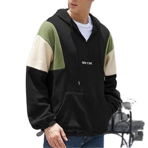 Sudadera con capucha de material grueso para ropa de invierno Ajuste cómodo con capucha de bolsillo frontal Sudadera con capucha informal Jersey Deportes y ropa de calle - Product Image 4