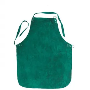 Leather Welding Apron Men Closure Safety Wear sea green Work Aprons for Women Men Work Tool Apron for Chef Kitchen