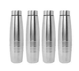 303 Grade 1000ml en acier inoxydable ventre forme bouteille confort incurvé performance 1L verres - Product Image 1