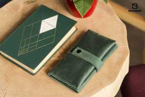 กระเป๋าสตางค์ใบยาวสีทึบมาใหม่สำหรับผู้หญิงกระเป๋าสตางค์อเนกประสงค์กระเป๋าคลัทช์หนังสำหรับผู้หญิงมีช่องเสียบบัตรหลายช่อง LWM-0318 - Product Image 2