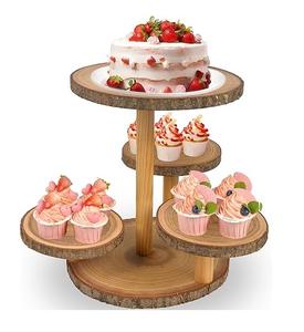 Support à gâteau en bois fait main de haute qualité, qualité supérieure, usage décoratif, best-seller, dernière arrivée, vente en gros, design moderne - Product Image 2