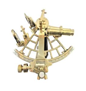 Laiton Sextant Plage Décoration de La Maison Antique Laiton Sextant Thème Nautique Astrolabe Vintage Fonctionnel Original Antique - Product Image 4