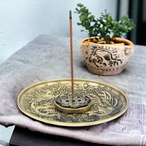 Soporte de palo de incienso de dragón de Metal con 9 agujeros de incienso desmontables Ash Catcher Yoga Spa Meditación Regalo - Product Image 4