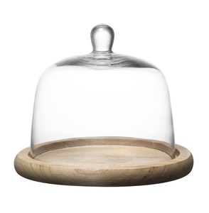 Fancy Design Beautiful Decorative Mango Wooden Kitchen Ware Cup <b>Cake</b> Stand Top Quality <b>Glass</b> <b>Dome</b> - Product Image 5