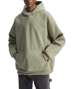 Sweat à capuche zippé court surdimensionné pour homme en molleton French Terry épais 400-600 g/m² 2026 - Product Image 5