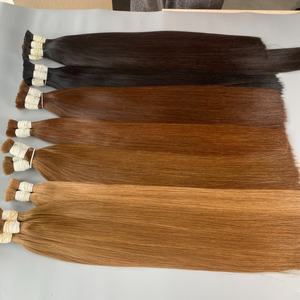 Extensiones de cabello humano virgen a granel 100% pelo alineado con cutícula de la mejor calidad al por mayor - Product Image 6