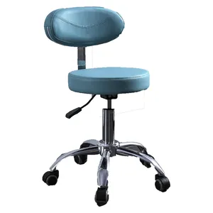Chaise de barbier de coiffure pour les fabricants de centres commerciaux pas cher personnel bureau de travail chaises de bureau pivotantes en cuir pompe hydraulique chaise de beauté