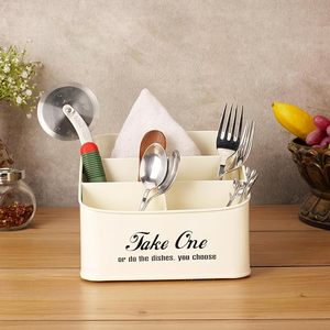 Porte-couverts élégant en métal brillant au design contemporain idéal pour ajouter une valeur esthétique aux espaces intérieurs de cuisine modernes - Product Image 2