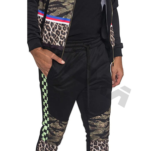 Personnalisez votre logo, survêtements slim pour hommes, vêtements de sport, survêtement de gymnastique en polaire de haute qualité pour hommes, survêtements en coton et polyester - Product Image 5