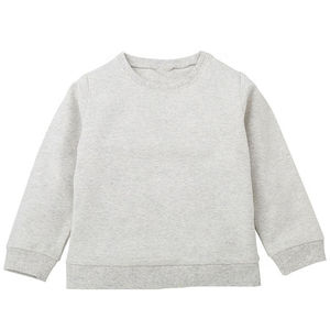 Pull en coton personnalisé de haute qualité sweats pour enfants respirant col rond vestes pour tout-petits décontracté garçons imprimé uni - Product Image 3