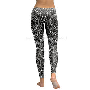 Pantalon de sport de Compression taille haute pour femmes Legging de Yoga respirant pour l'entraînement Fitness décontracté Legging de Sublimation en gros - Product Image 3