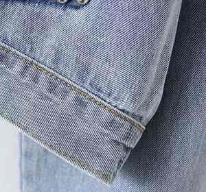 Dernières tendances en matière de vestes en jean pour femmes, design simple, vestes en jean décontractées à manches longues pour femmes - Product Image 2