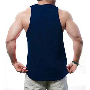 Débardeur de sport côtelé personnalisé, amincissant, gainant, à compression, tricoté, séchage rapide, pour l'été, style streetwear - Product Image 6