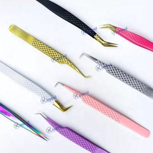 Pince à épiler diamantée pour extension de cils Faux volume facile à utiliser Pince à épiler personnalisée - Product Image 5