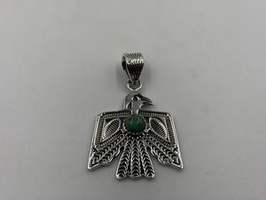 Colgante turquesa de joyería bohemia de Plata de Ley 925 con diseño de varias piedras para bodas y regalos de mujer - Product Image 4