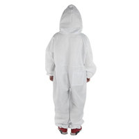 Veste ventilée à 3 couches Veste respirante à capuche pour adultes Costume d'apiculteur Chapeau d'apiculture Gants de protection Costume avec voile