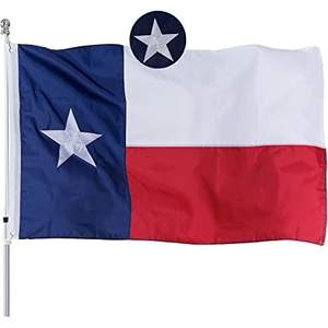 Drapeaux Américains et du Texas USA TOP FLAGSINC, étoiles brodées, pour extérieur, lot 4x6 et 3x5 - Product Image 6