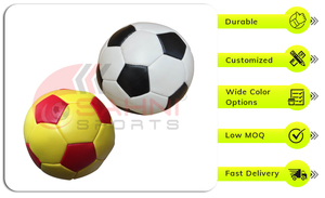 Soft Vinyl <b>Foam</b> Fabric Multi-Panel Softy <b>Football</b> Elementary Education & Play Toys for Kids 2 to 4 Years for Catching Games - Product Image 2