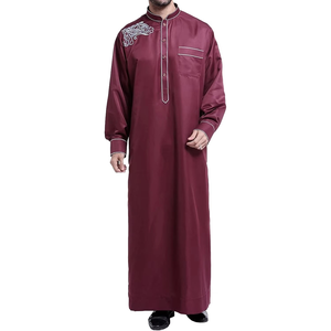 Qualité supérieure décontracté matériel de qualité supérieure respirant Jubba Style confort islamique hommes Thobes taille adulte élégant Thobes - Product Image 6