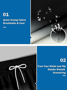 <b>Men's</b> Sports Gym <b>Shorts</b> Sustainable <b>5</b> <b>Inch</b> <b>Inseam</b> High Quality Custom Logo Waistband Solid Pattern Workout Athletic Activewear - Product Image 6