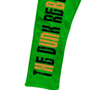 Custom Rhinestone Screen Print Lightweight Woolen 100% Cotton Eco-Friendly Straight <b>Bleach</b> Washed Jogger Men's Pants - Product Image 3