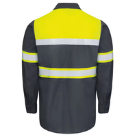 T-shirts pour hommes à manches courtes, respirants, anti-plis, à haute visibilité, réfléchissants, personnalisés OEM ODM pour la construction