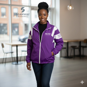 เสื้อกันลมลำลองสำหรับผู้หญิง Ncnw เสื้อแจ็คเก็ตลำลองกันลมกลางแจ้งกันลมเสื้อแจ็คเก็ตปักน้ำหนักเบา - Product Image 5