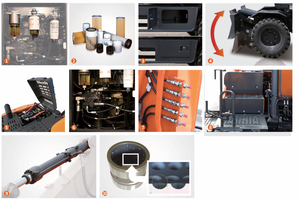 NUOVO Escavatore Gommato ad Alte Prestazioni DEVELON DX125W-10N con Motore per Edilizia - Product Image 5