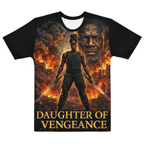 IB Studios Official T-<b>Shirt</b> Breathable Cotton <b>Women's</b> Casual 'Daughter of Vengeance' Sizes XS-XL Embroidered Logo - Product Image 1