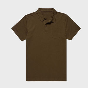 Polo homme personnalisé OEM, nouveau, séchage rapide, 100% coton, logo brodé, imprimé, élégant, fabriqué au Bangladesh. - Product Image 3