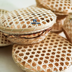 Vente en gros bon marché boîtes en bambou pour biscuits gâteaux emballage boîte de stockage de l'usine du Vietnam Ramadan Eid 2025 - Product Image 5