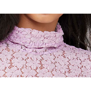 Body in Pizzo Orchid Ice Free People Taglia Piccola, Maniche Lunghe e Corte, Stampa a Motivi, Tessuto Lavorato a Maglia per Primavera Estate - Product Image 2