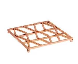 Salvamanteles de latón con diseño de aspecto clásico con salvamanteles de metal de forma y tamaño personalizados para uso en Decoración de mesa - Product Image 3