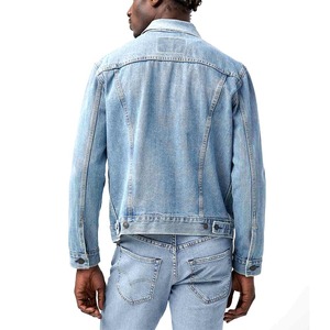 New Style Street Color Black Color Men's <b>Denim</b> <b>Jacket</b> With Winter Season Design Men's <b>Denim</b> <b>Jacket</b> - Product Image 3