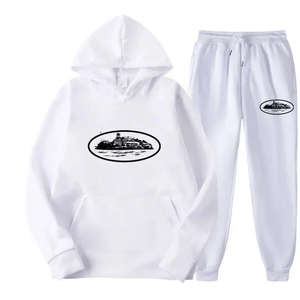 เสื้อสเวตเตอร์พิมพ์ลายบุขนแกะมีฮู้ดชุดลายนักโทษปีศาจใหม่สวมใส่สบายสำหรับผู้หญิง - Product Image 2