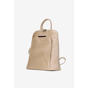 Mochila Estructurada en Piel Sintética de Cocodrilo con Forro de Poliéster y Cierre de Cremallera - Hecho en Italia - Art. 25355 - Product Image 2