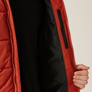 Vestes matelassées pour hommes veste d'extérieur en polyester matelassé à capuche légère et personnalisée avec logo pour hommes vente en gros - Product Image 4