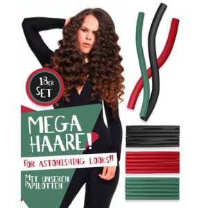 ชุดโรลม้วนผมแบบไม่ใช้ความร้อน 18 ชิ้น เส้นผ่านศูนย์กลาง 1.6 ซม. ความยาว 24 ซม. - Product Image 1