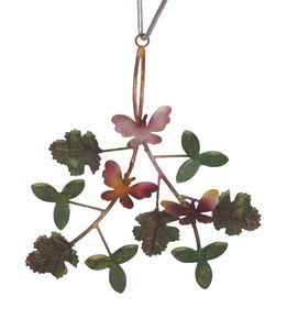 MANOJO DE FLORES DE DISEÑADOR DE METAL HECHO A MANO MANGO DE FLORES DECORATIVAS GALVANIZADAS PARA EL INTERIOR DEL HOGAR USO DE DECORACIÓN COLGANTE DE NAVIDAD - Product Image 2