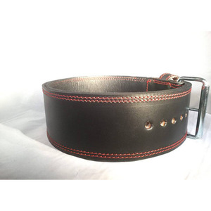 เข็มขัดยกน้ำหนักหนังกลับ  รองรับหลังอย่างแข็งแรงสำหรับการฝึกสควอทและเดดลิฟท์  รับผลิตแบบ OEM พร้อมโลโก้ตามสั่ง  เข็มขัดออกกำลังกายแบบหนาพิเศษ 10 มม. - Product Image 3