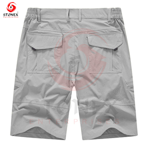 Pantalones cortos Cargo para hombre, ropa de calle, 6 bolsillos con logotipo personalizado, pantalones cortos Cargo para hombre - Product Image 2