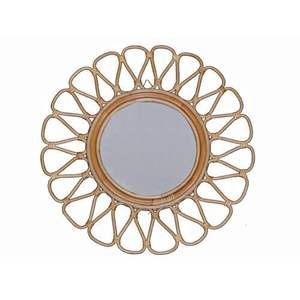 Nuevos estilos, superventas, 2025, espejo, flor de ratán, bucle de mimbre para decoración del hogar, decoraciones tejidas a mano para el hogar de lujo - Product Image 2
